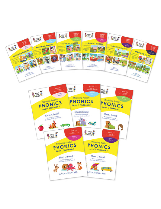 Level 1: All Books and all 5 Workbooks