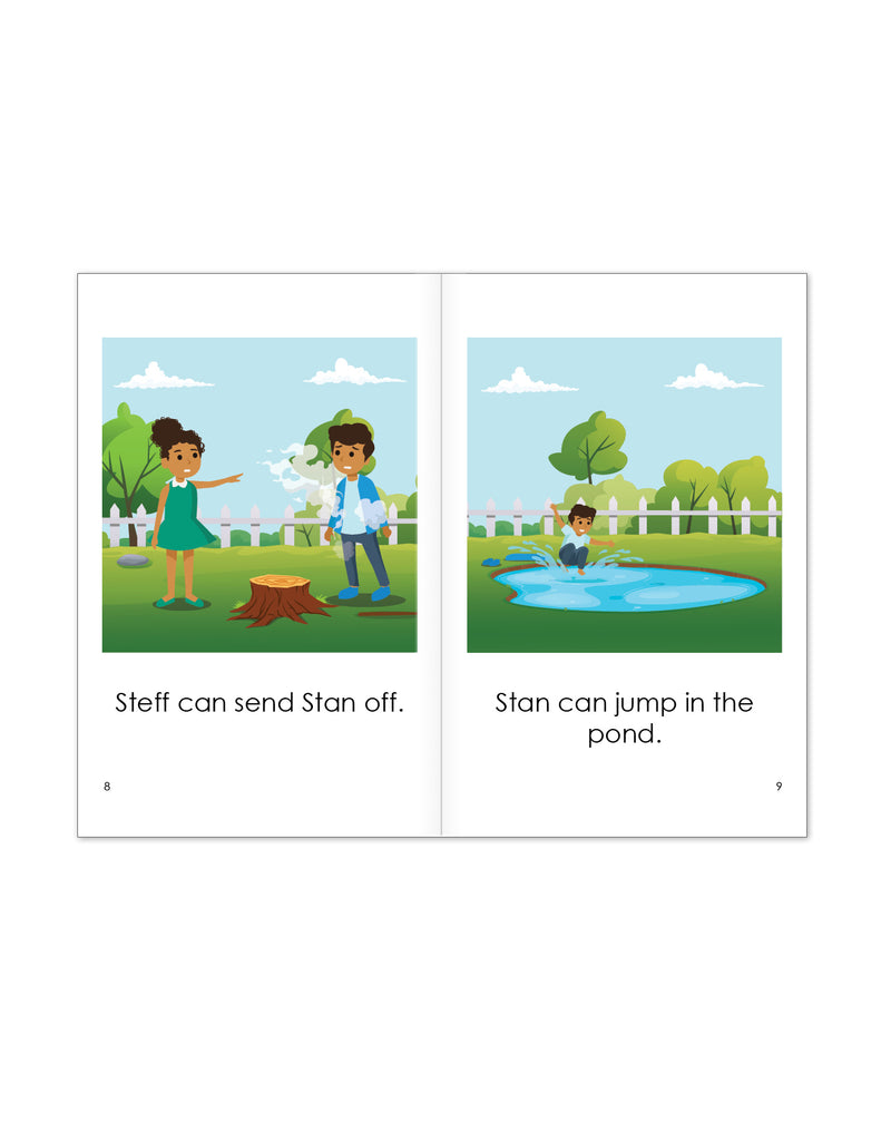 Level 2, Set 4: Two-consonant Blends at the beginning and end of words (5 books)