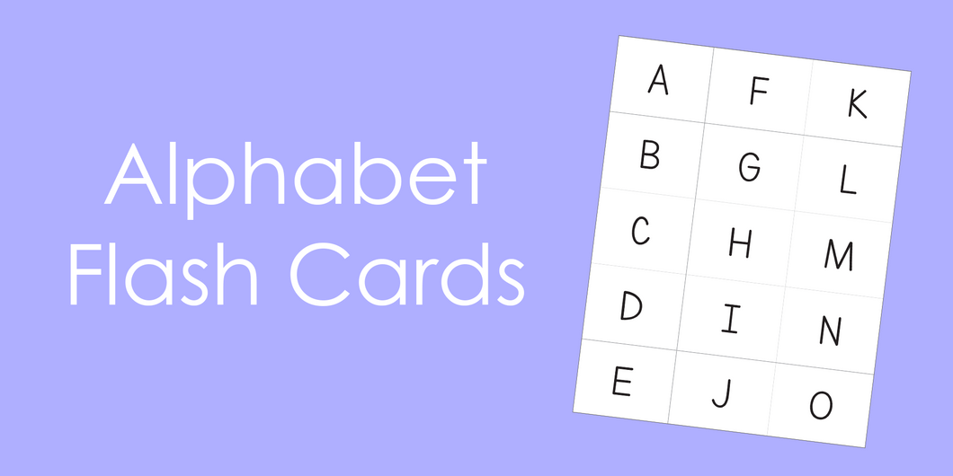 Alphabet Flash Cards